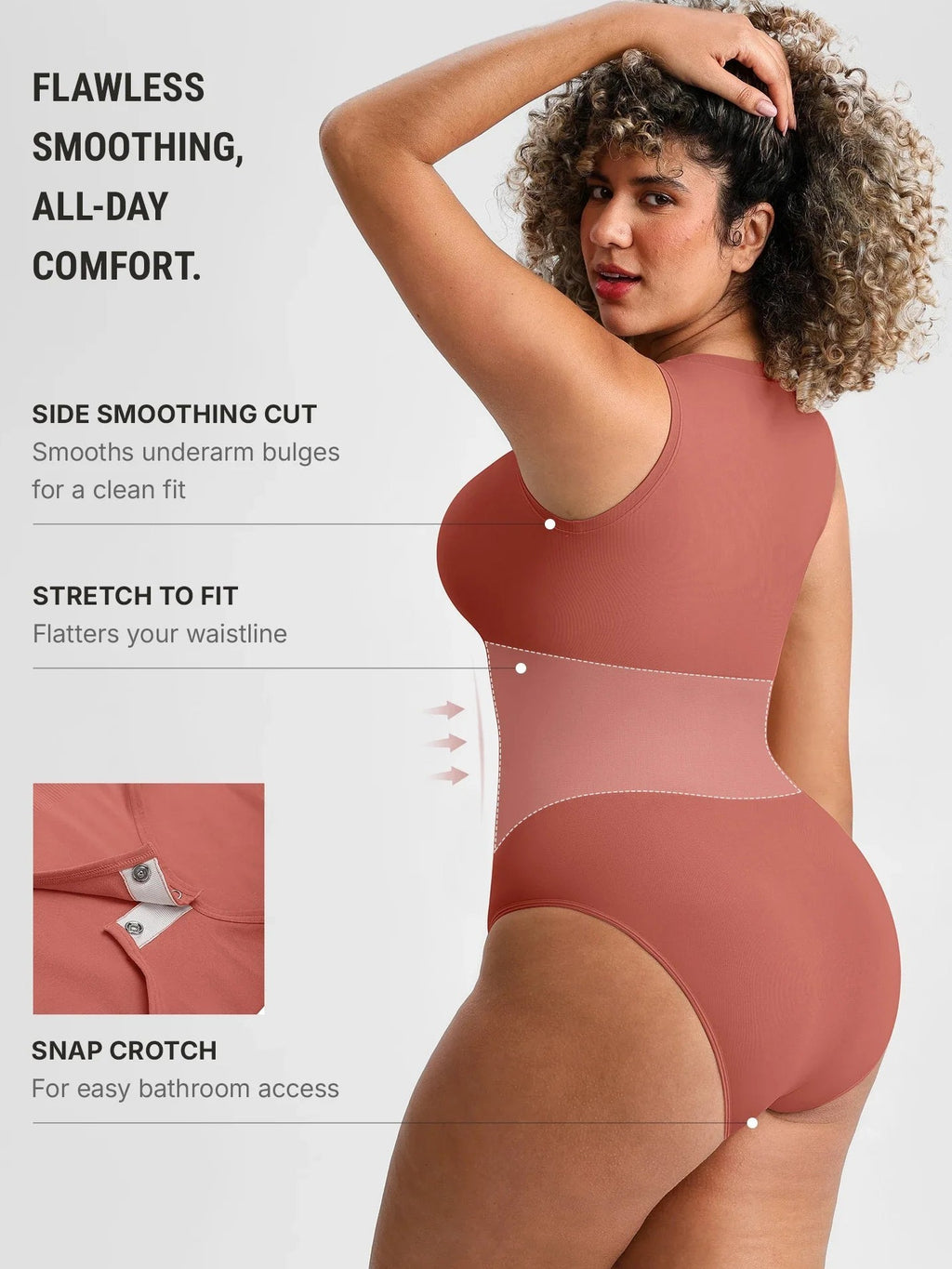 Scoop Neck Buttery Seamless Everyday Bodysuit