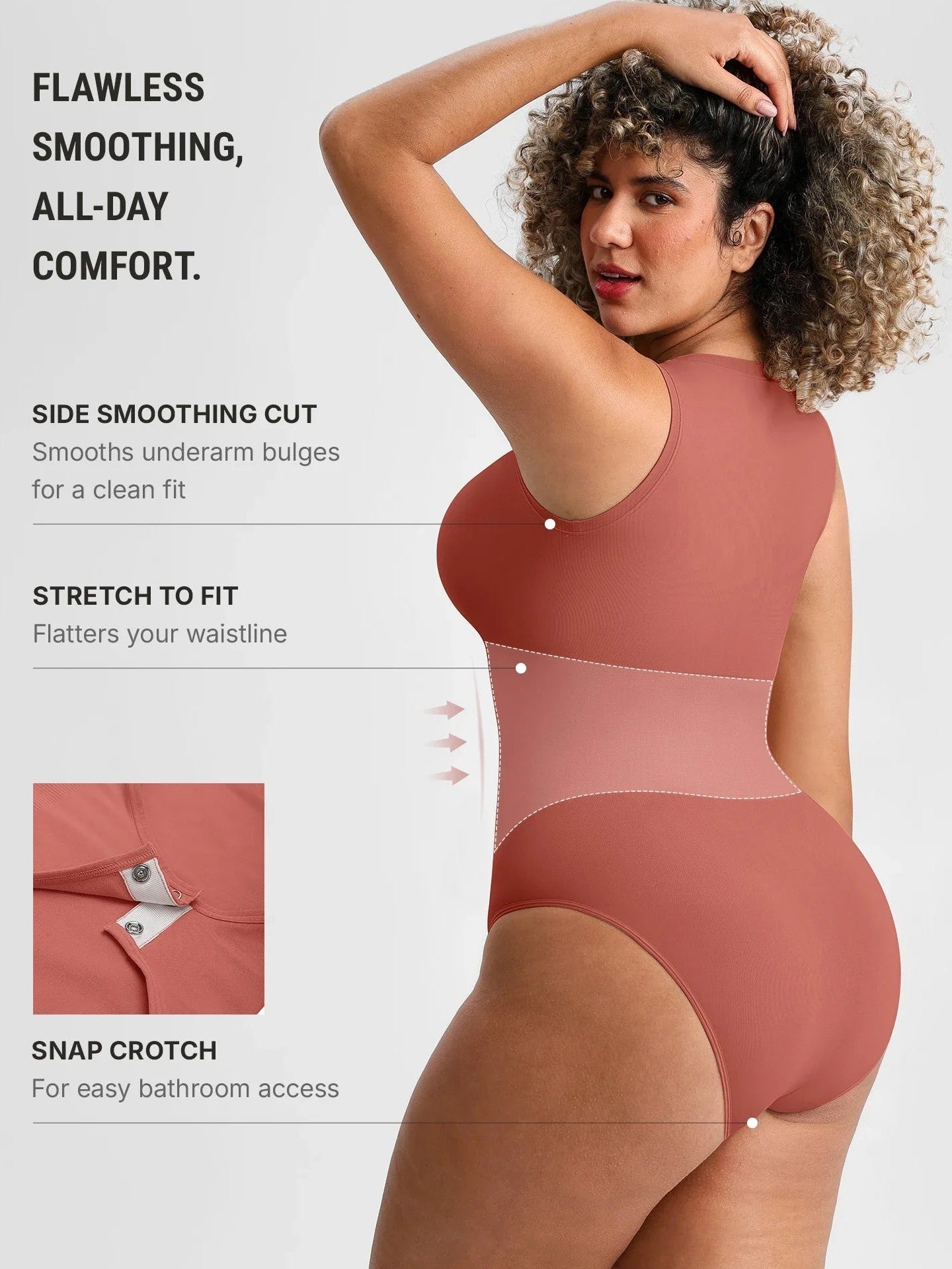 Scoop Neck Buttery Seamless Everyday Bodysuit