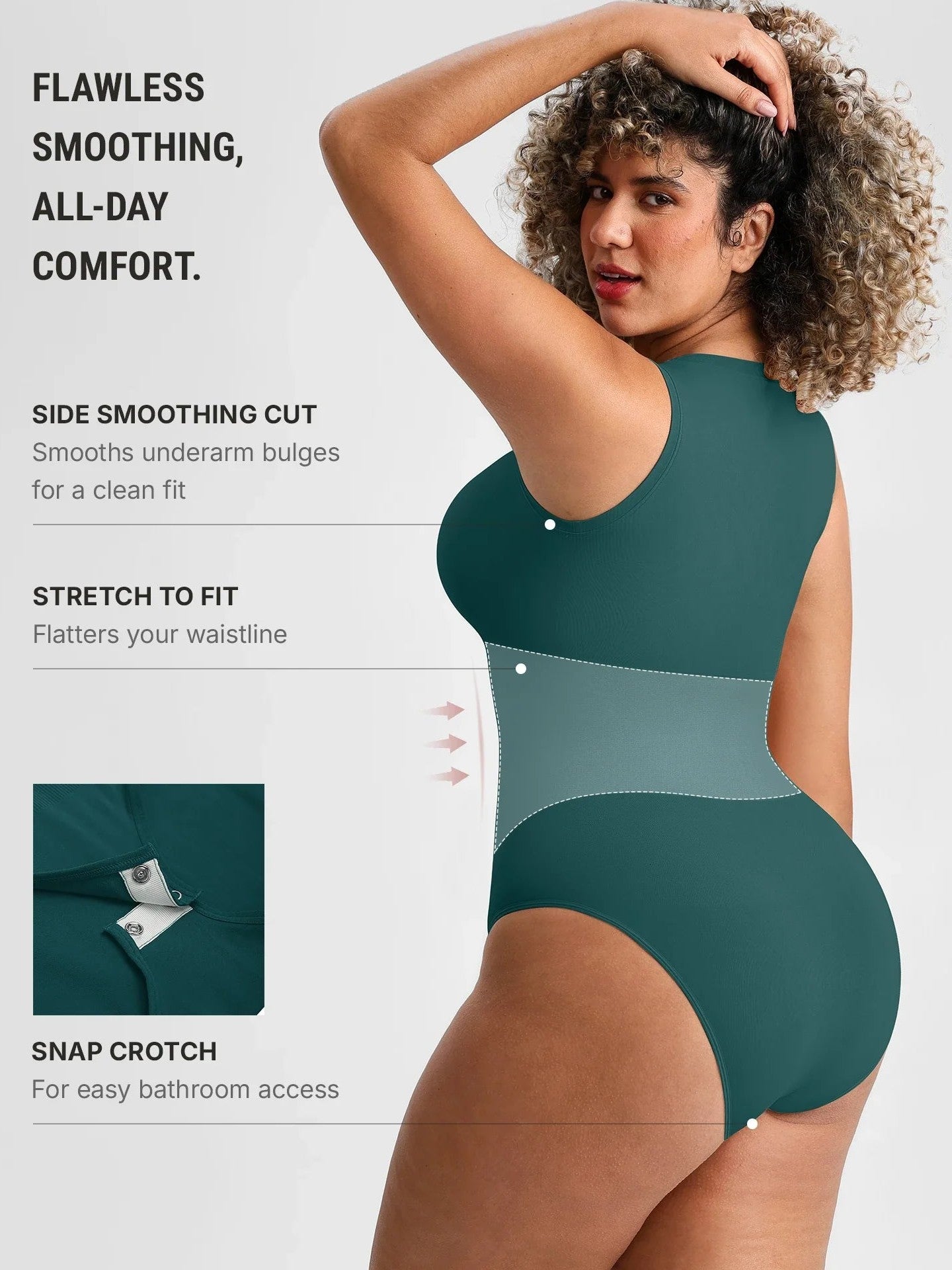Scoop Neck Buttery Seamless Everyday Bodysuit