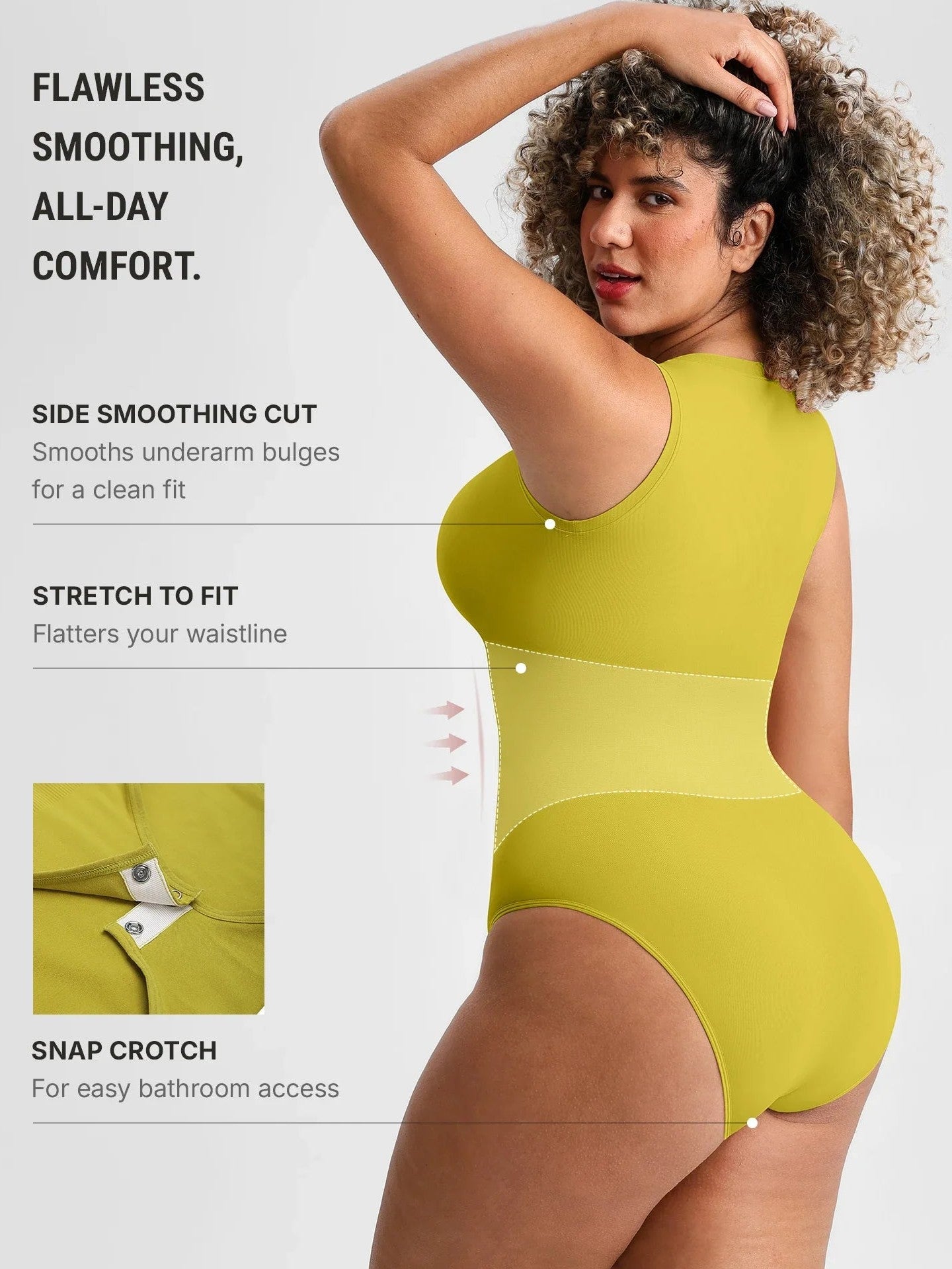 Scoop Neck Buttery Seamless Everyday Bodysuit