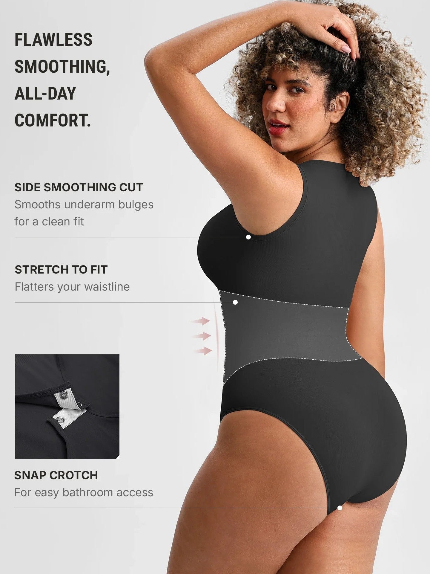 Scoop Neck Buttery Seamless Everyday Bodysuit