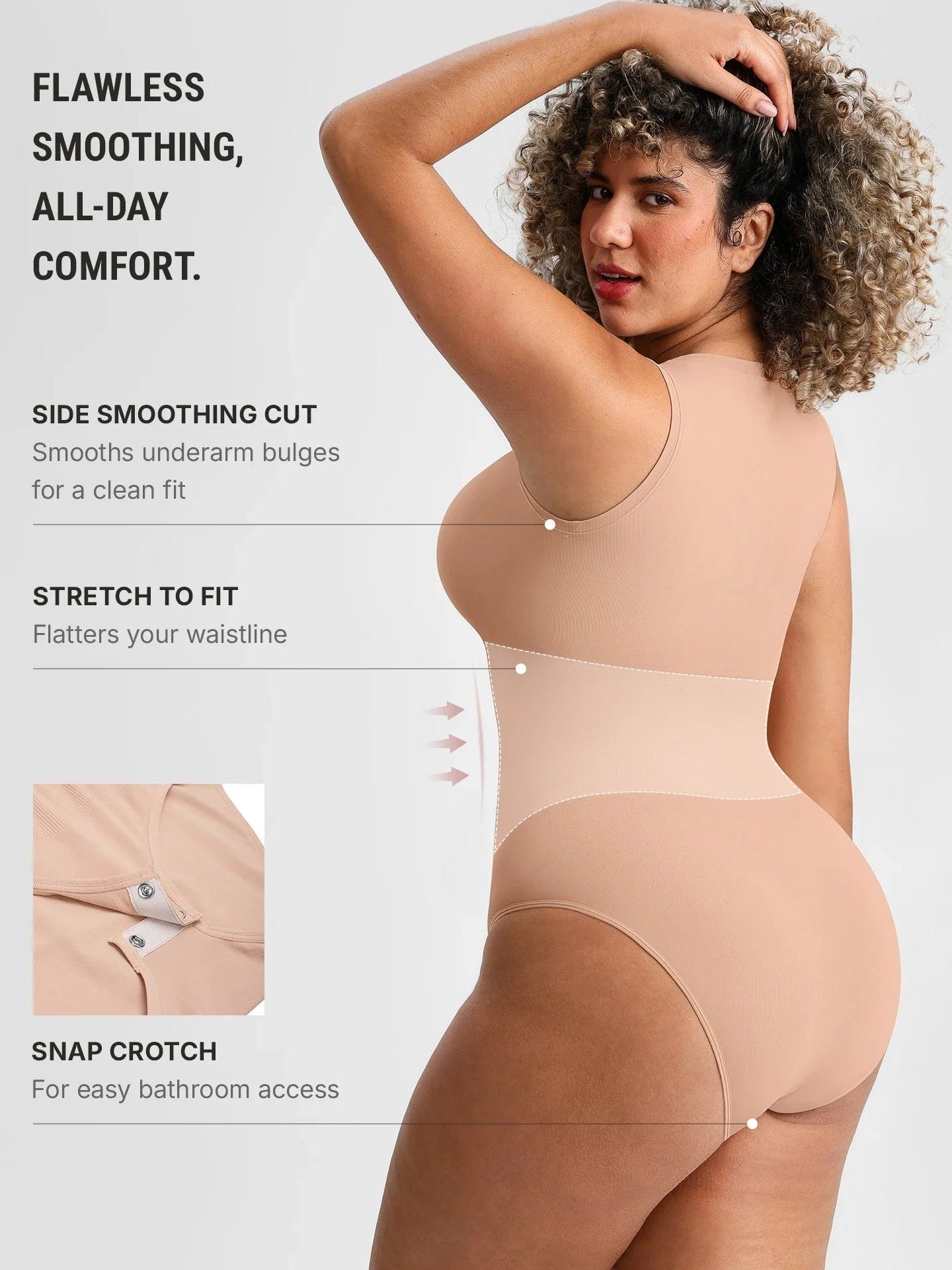 Scoop Neck Buttery Seamless Everyday Bodysuit