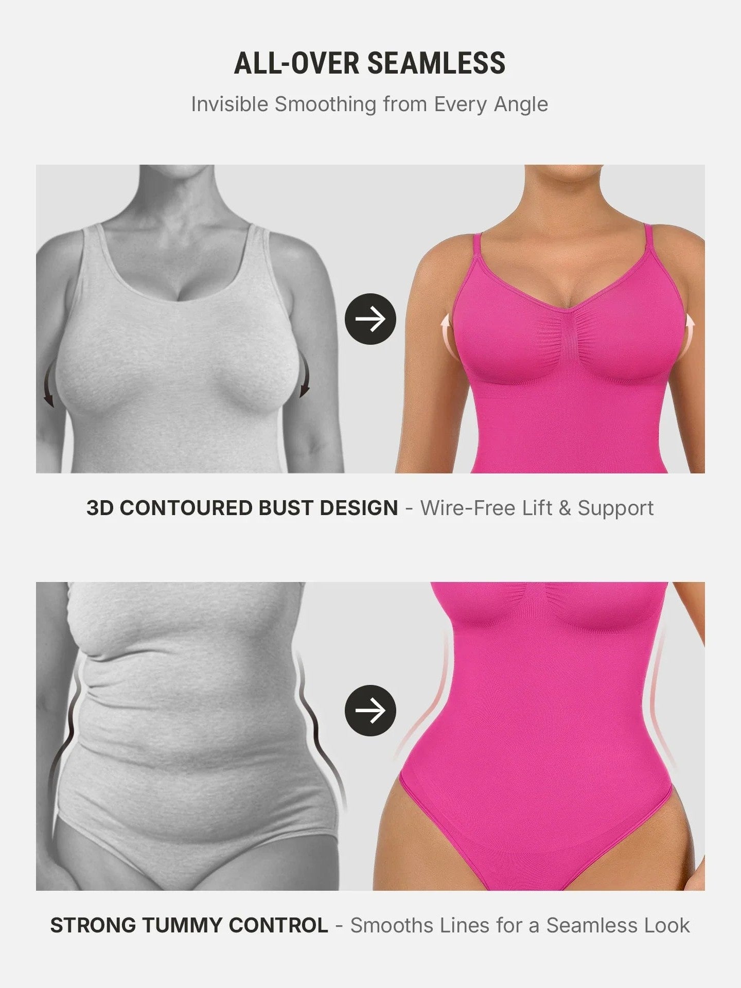 Tummy Control Seamless Bodysuit