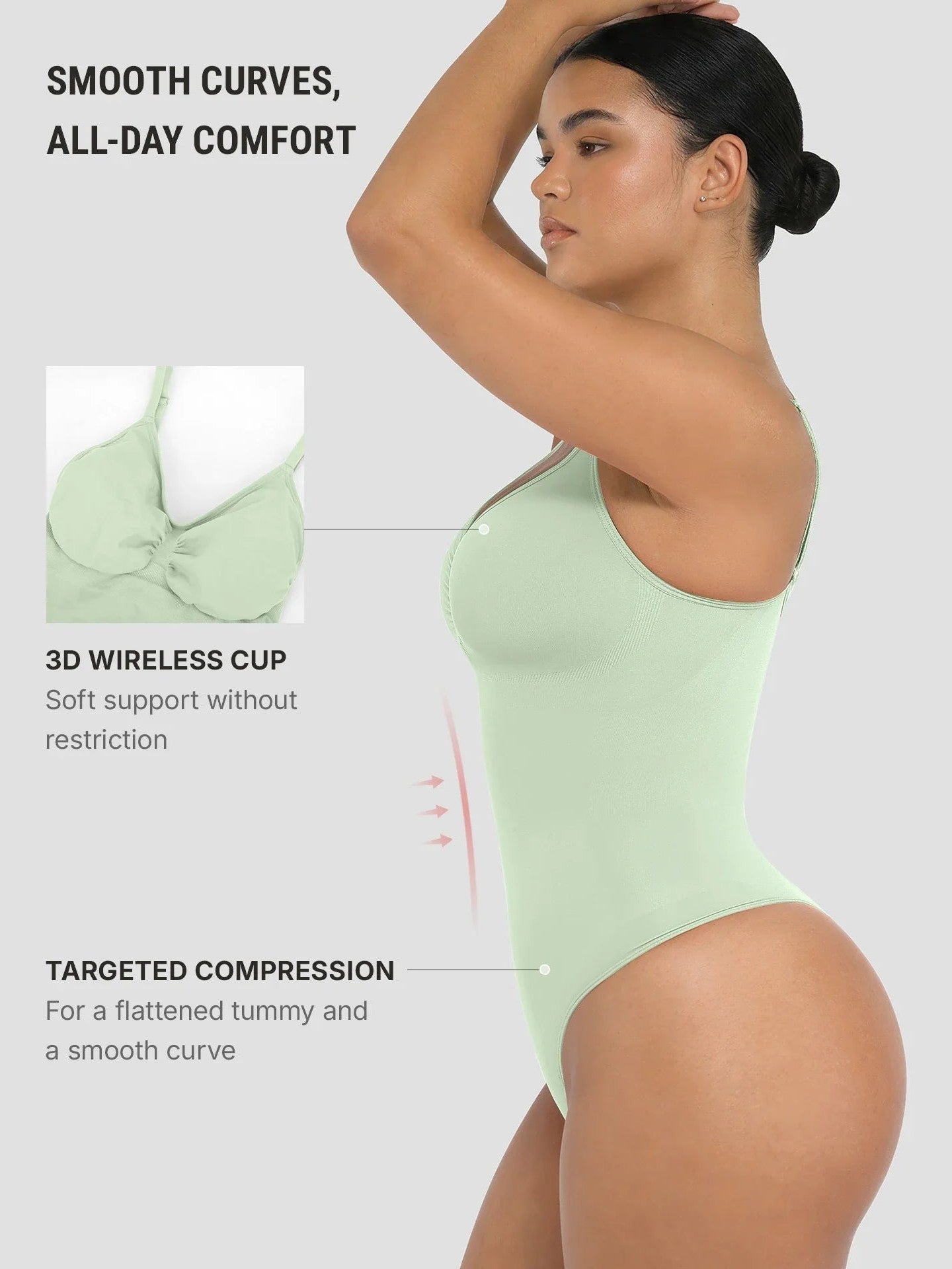 Tummy Control Seamless Bodysuit