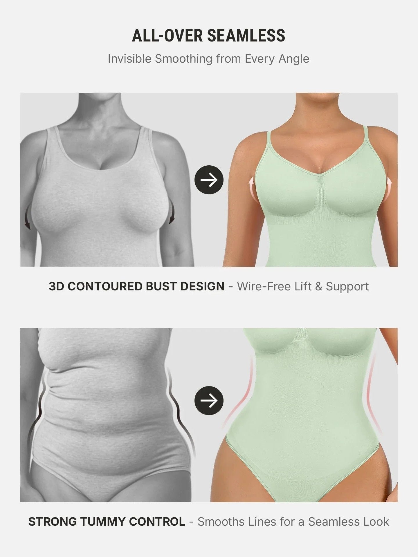 Tummy Control Seamless Bodysuit