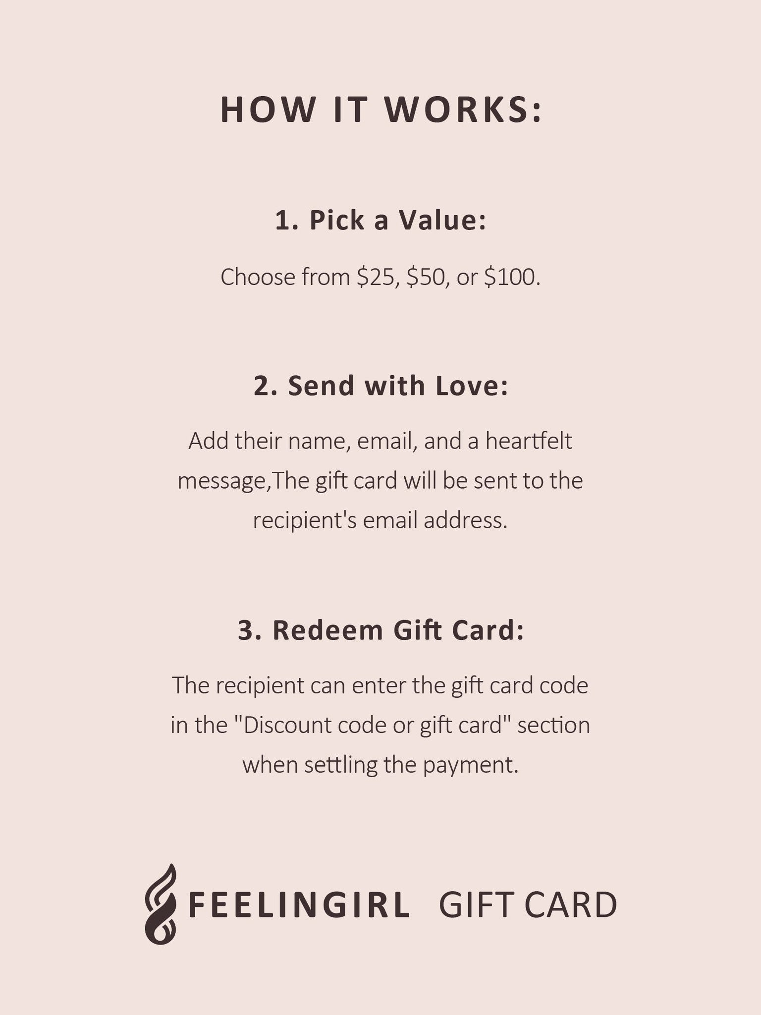 Feelingirl E-Gift Card
