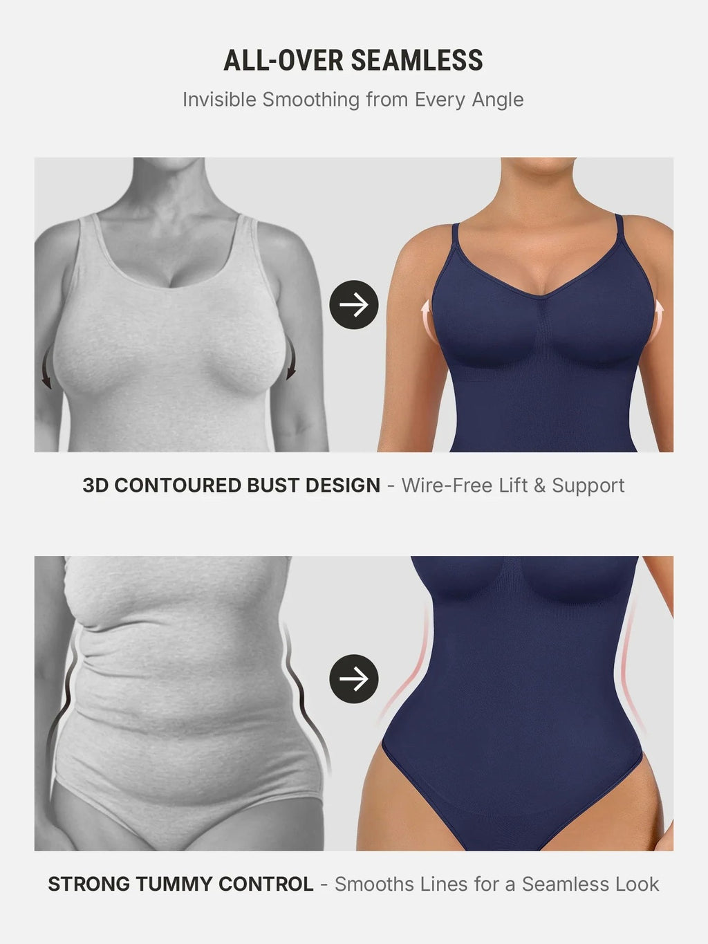 Tummy Control Seamless Bodysuit