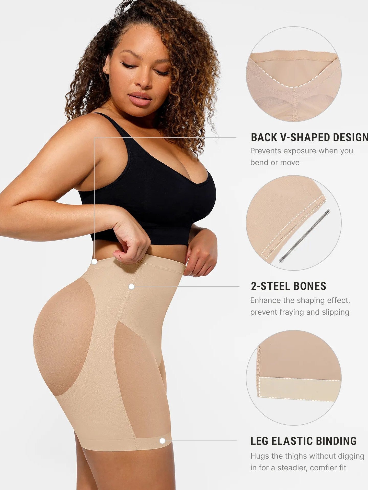 Tummy Control Shaping Shorts