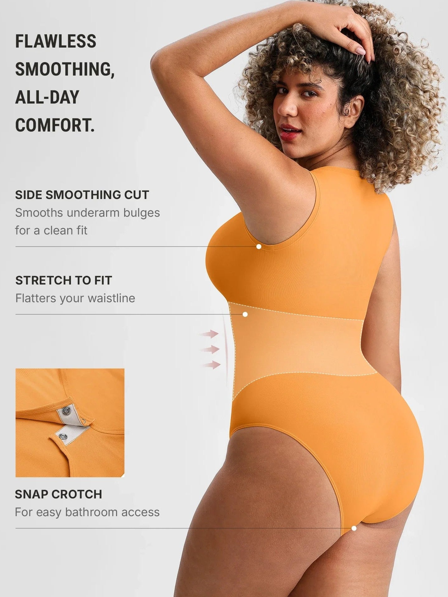 Scoop Neck Buttery Seamless Everyday Bodysuit