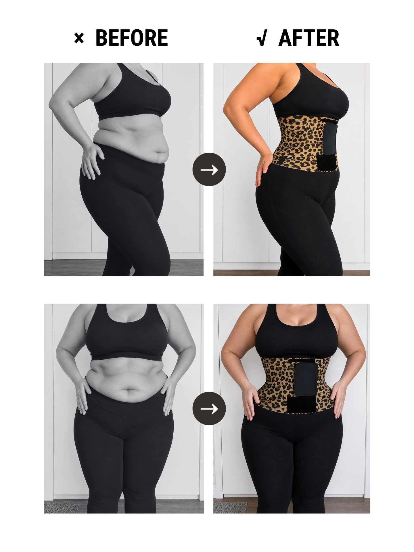 Tummy Control Adjustable Waist Trainer Bundle