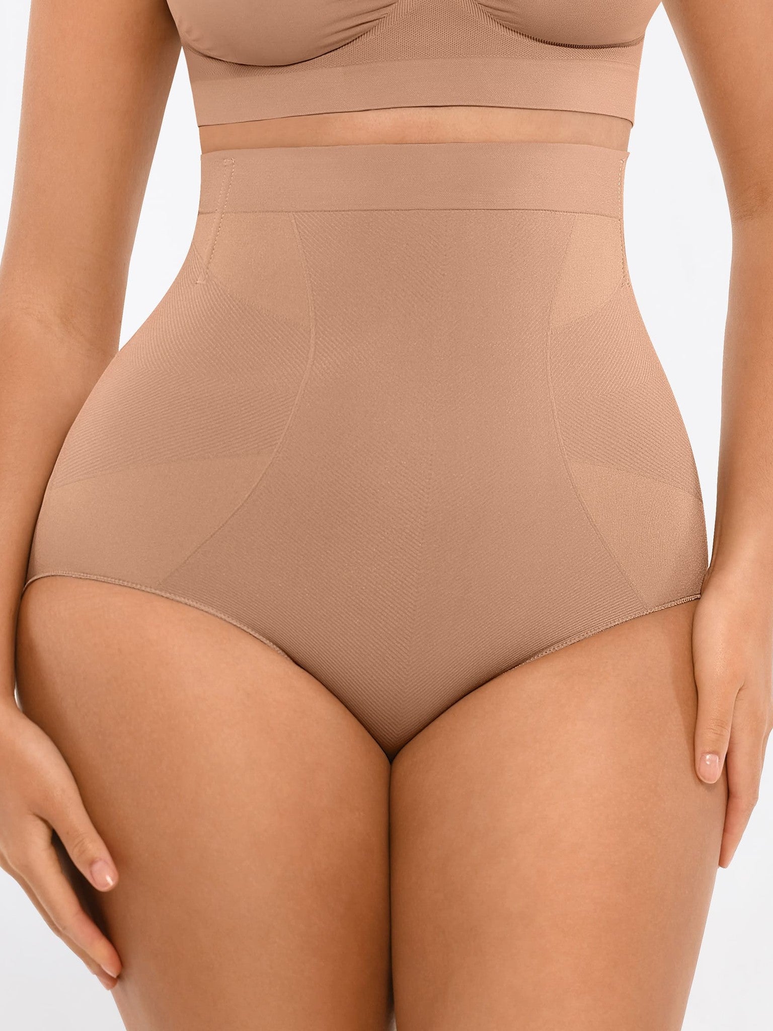 High-Waisted Tummy Control Seamless Briefs