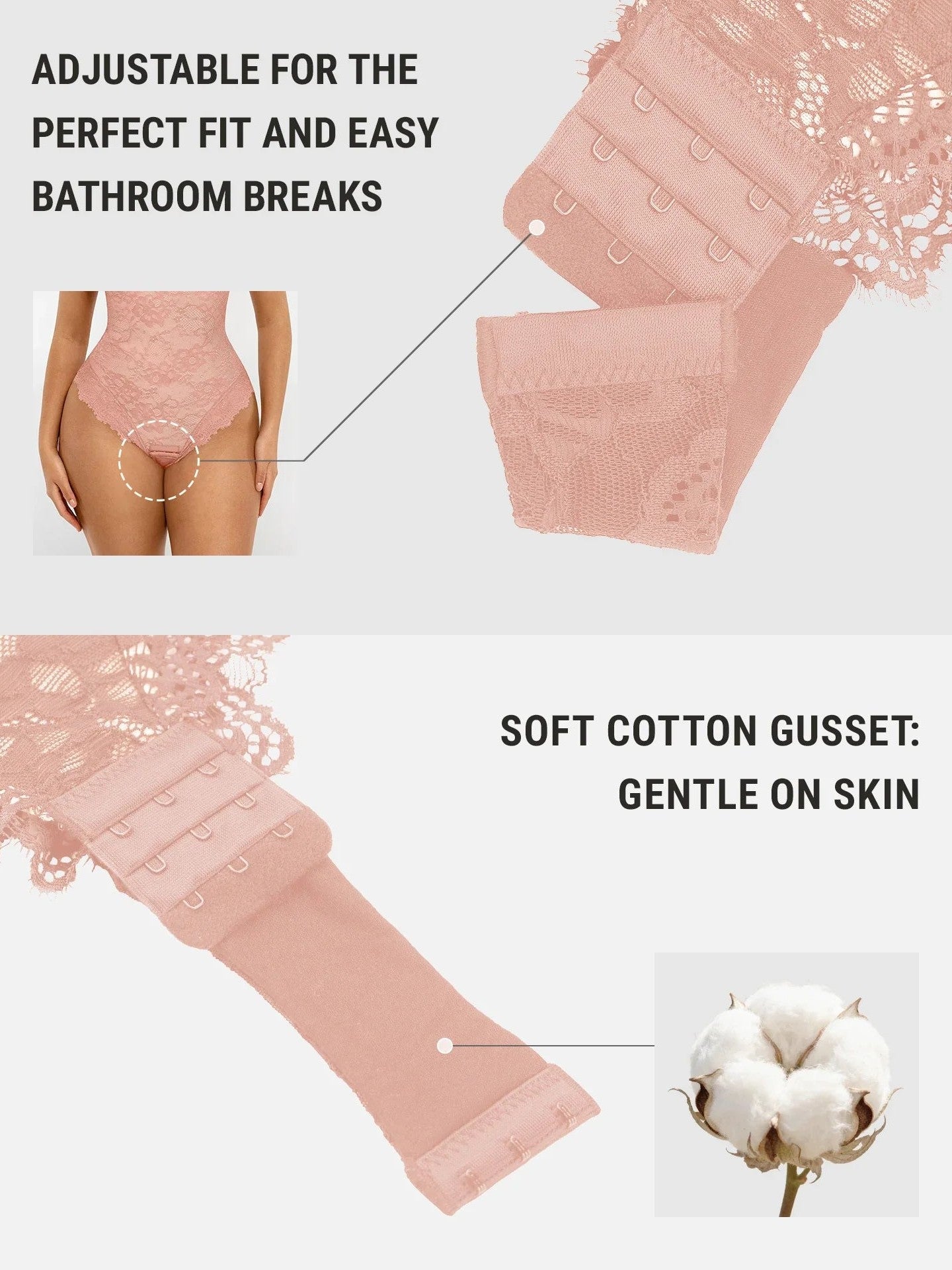 Lace V-Neck Breathable Bodysuit