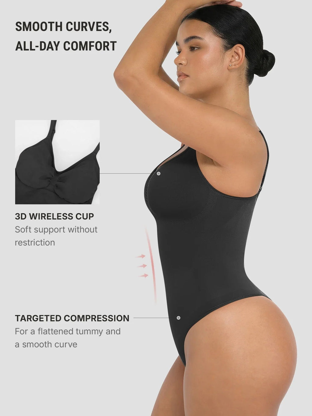 Tummy Control Seamless Bodysuit