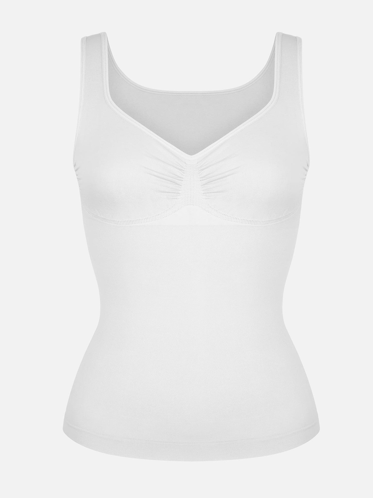 Seamless Everyday Tummy Control Wide Strap Tank Top