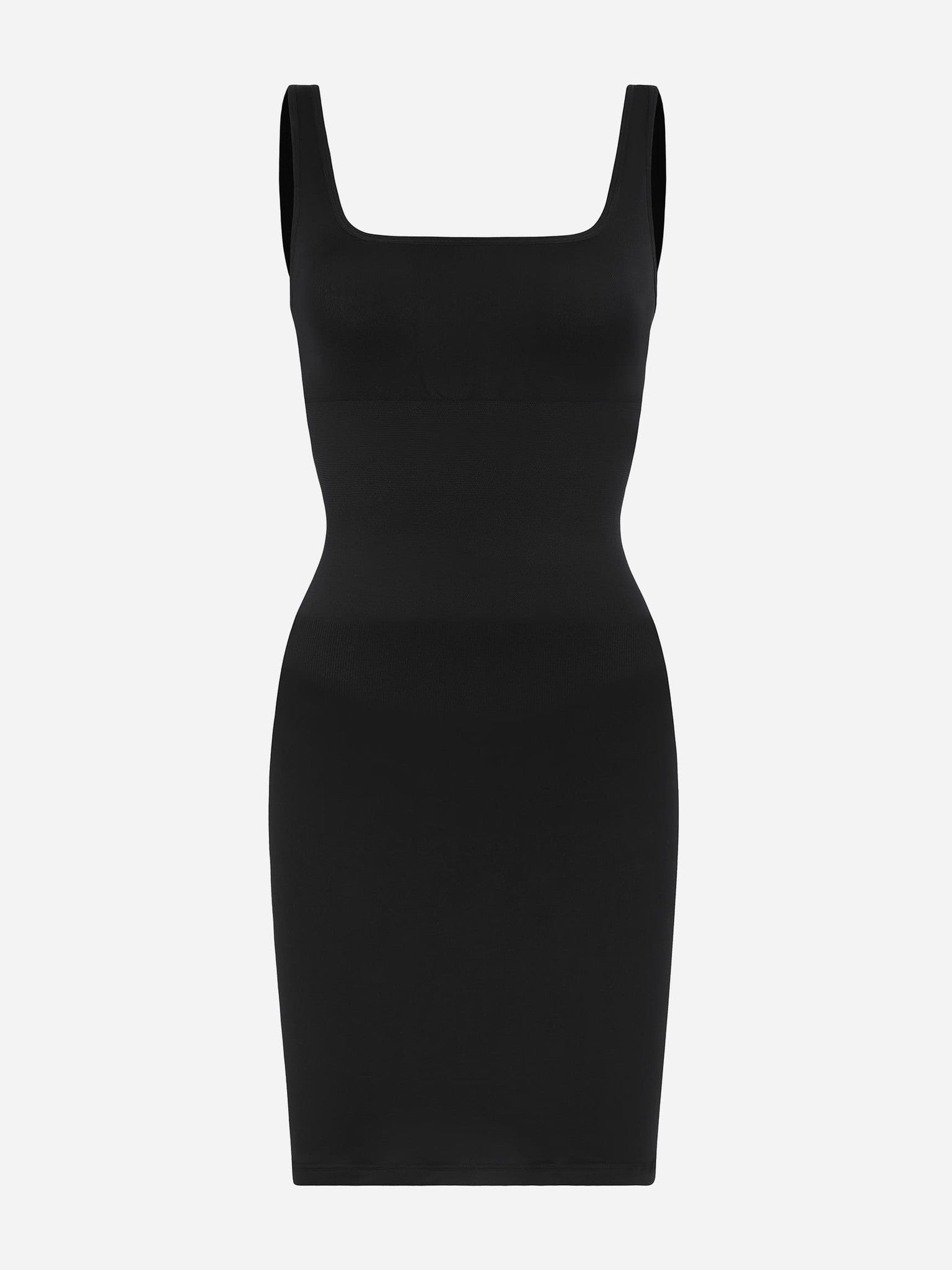 Tummy Control Square Neck Everyday Dress