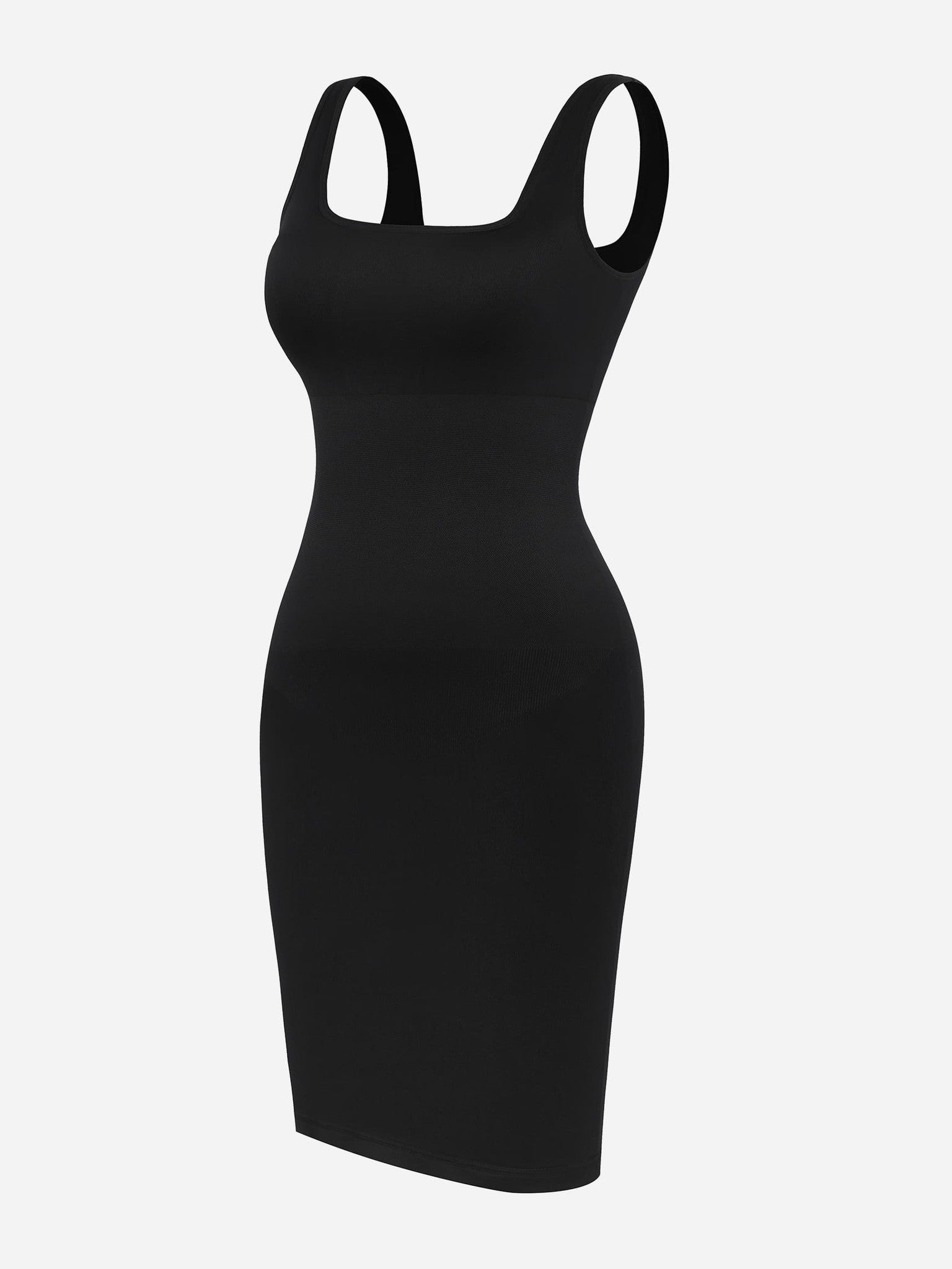 Tummy Control Square Neck Everyday Dress
