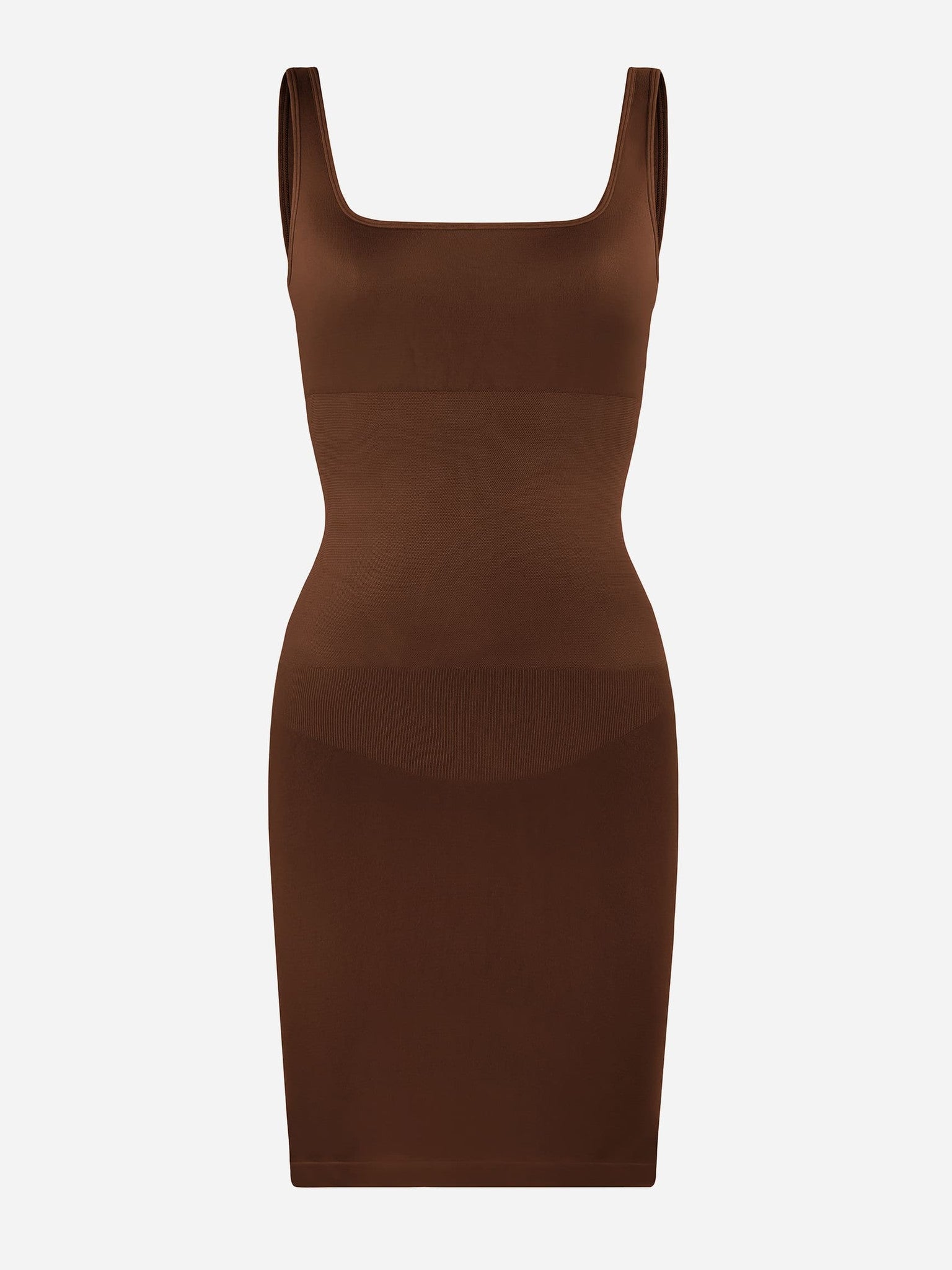 Tummy Control Square Neck Everyday Dress