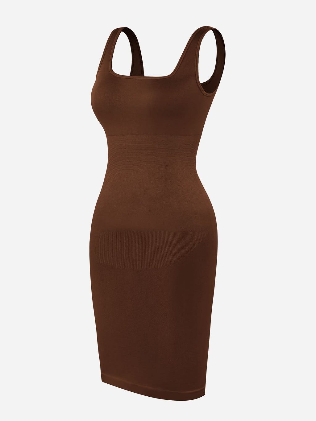 Tummy Control Square Neck Everyday Dress