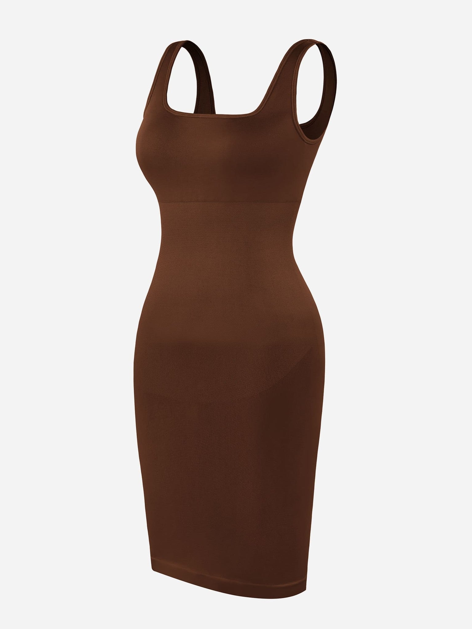Tummy Control Square Neck Everyday Dress