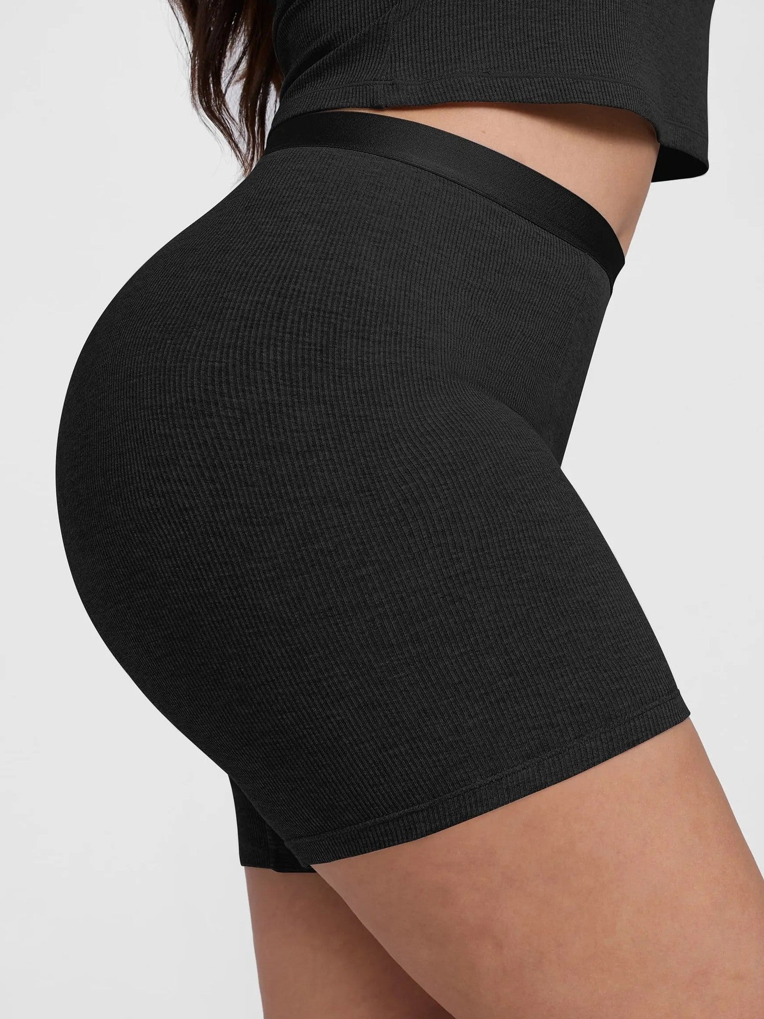 Feelingirl Comfortable Stretchy Mid-Waist Boxer Shorts