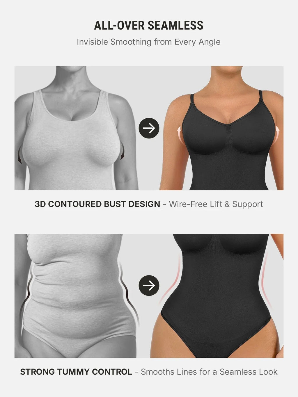 Tummy Control Seamless Bodysuit
