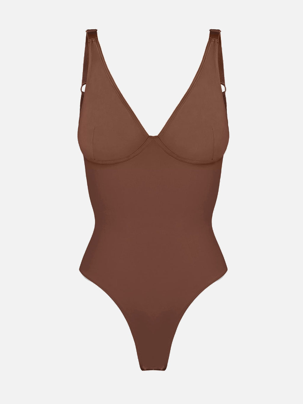 V-Neck Tummy Control Sculpt Bodysuit