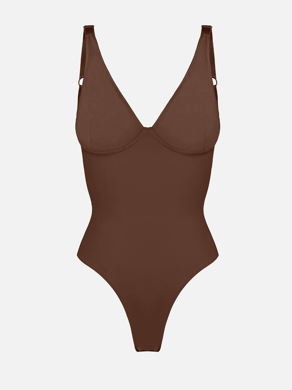 V-Neck Tummy Control Sculpt Bodysuit