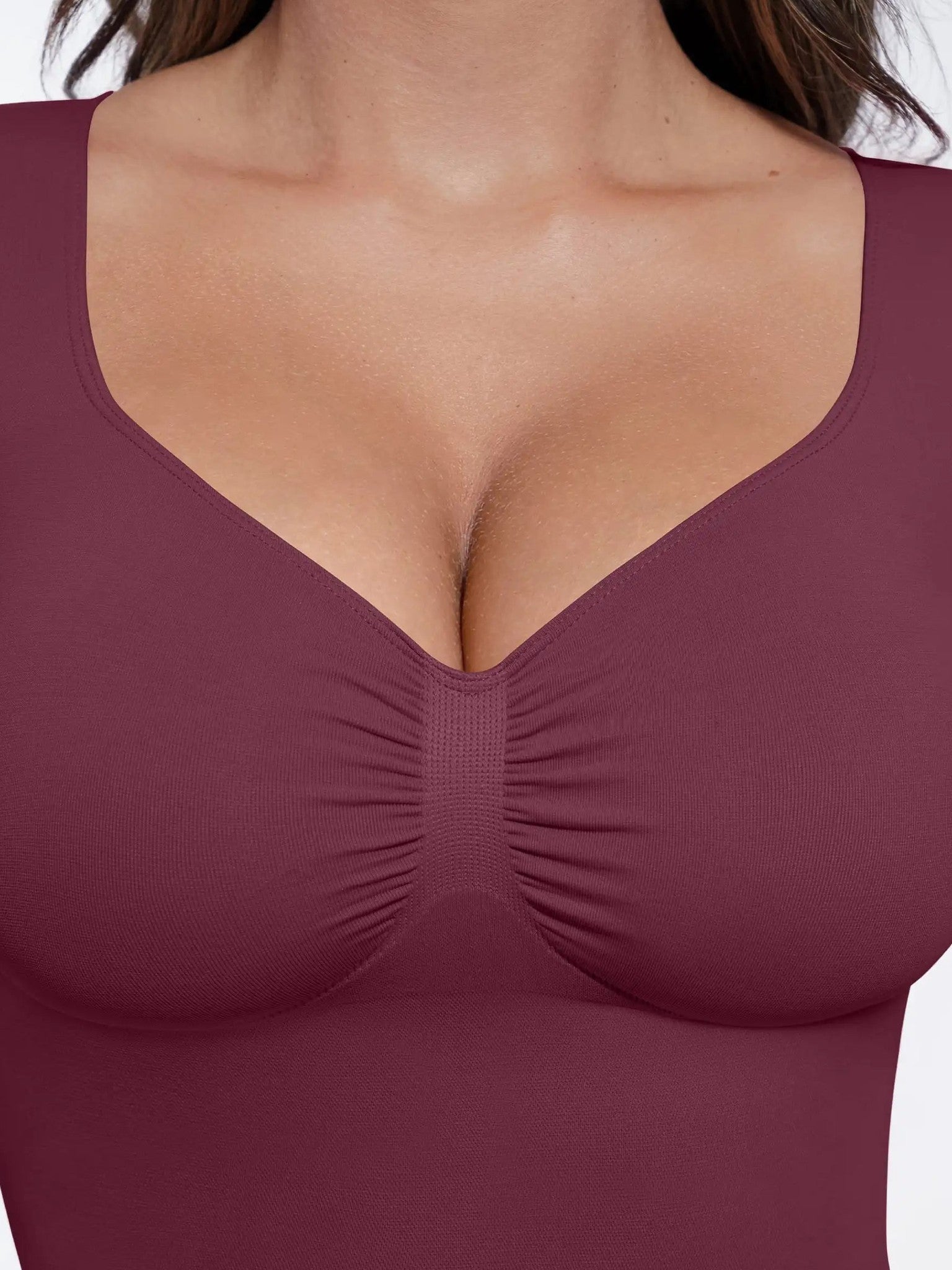 Feelingirl Seamless Long-Sleeve Everyday Shaper Top