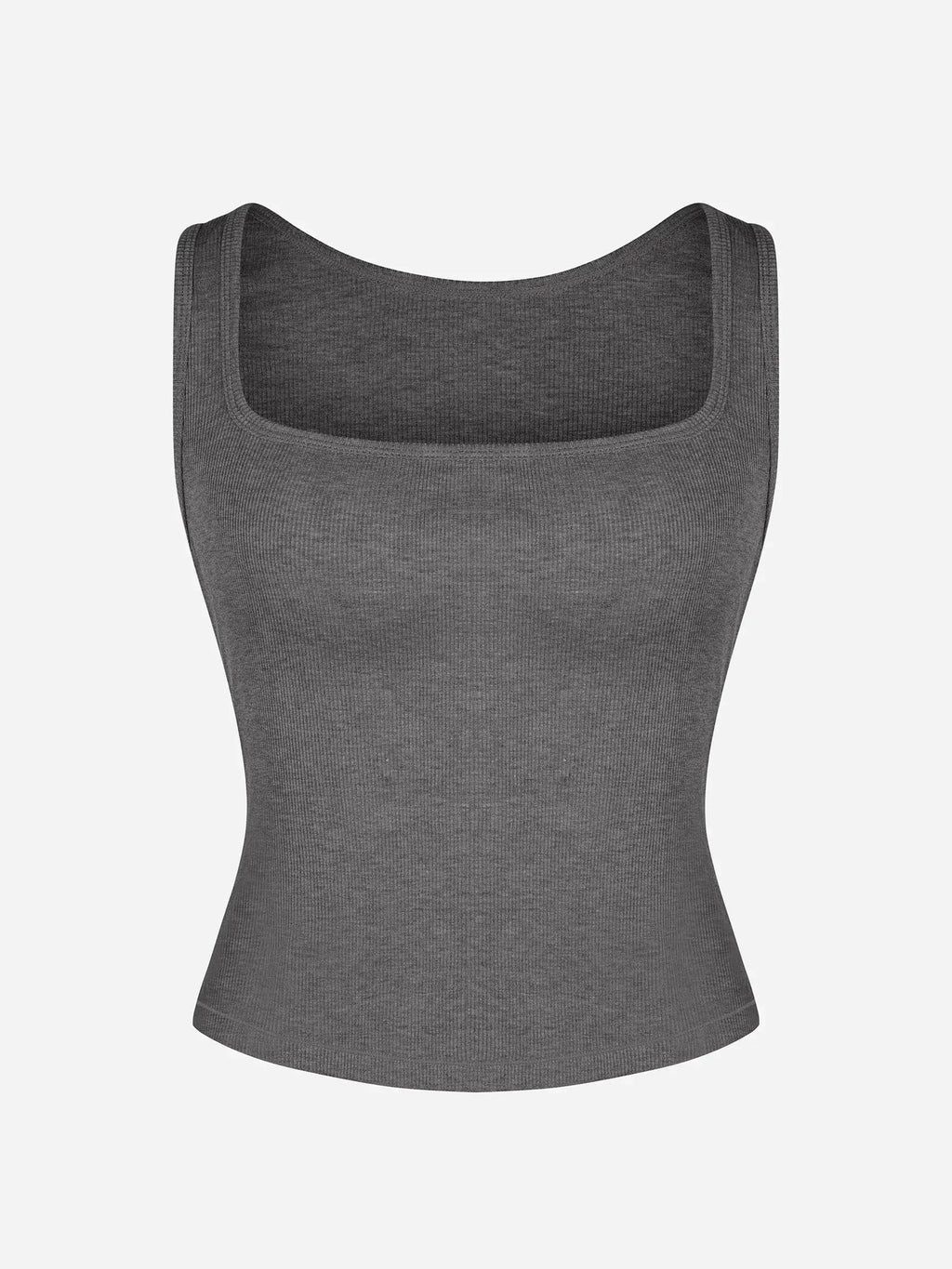 Feelingirl Breathable Ribbed Sleeveless Tank Top