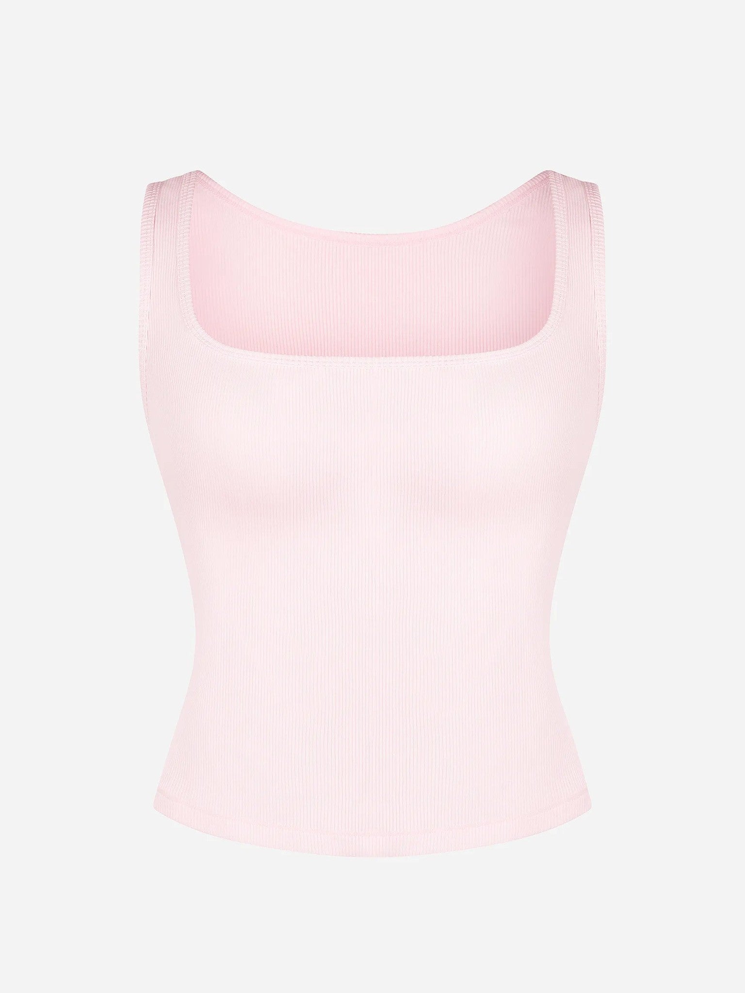 Feelingirl Breathable Ribbed Sleeveless Tank Top