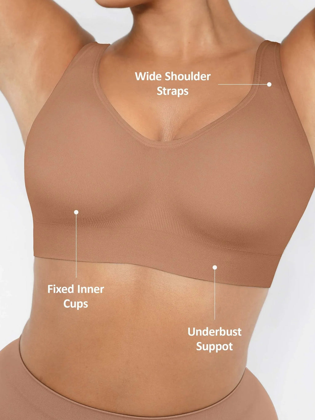 Built-In Cup Full Coverage Wireless Bra