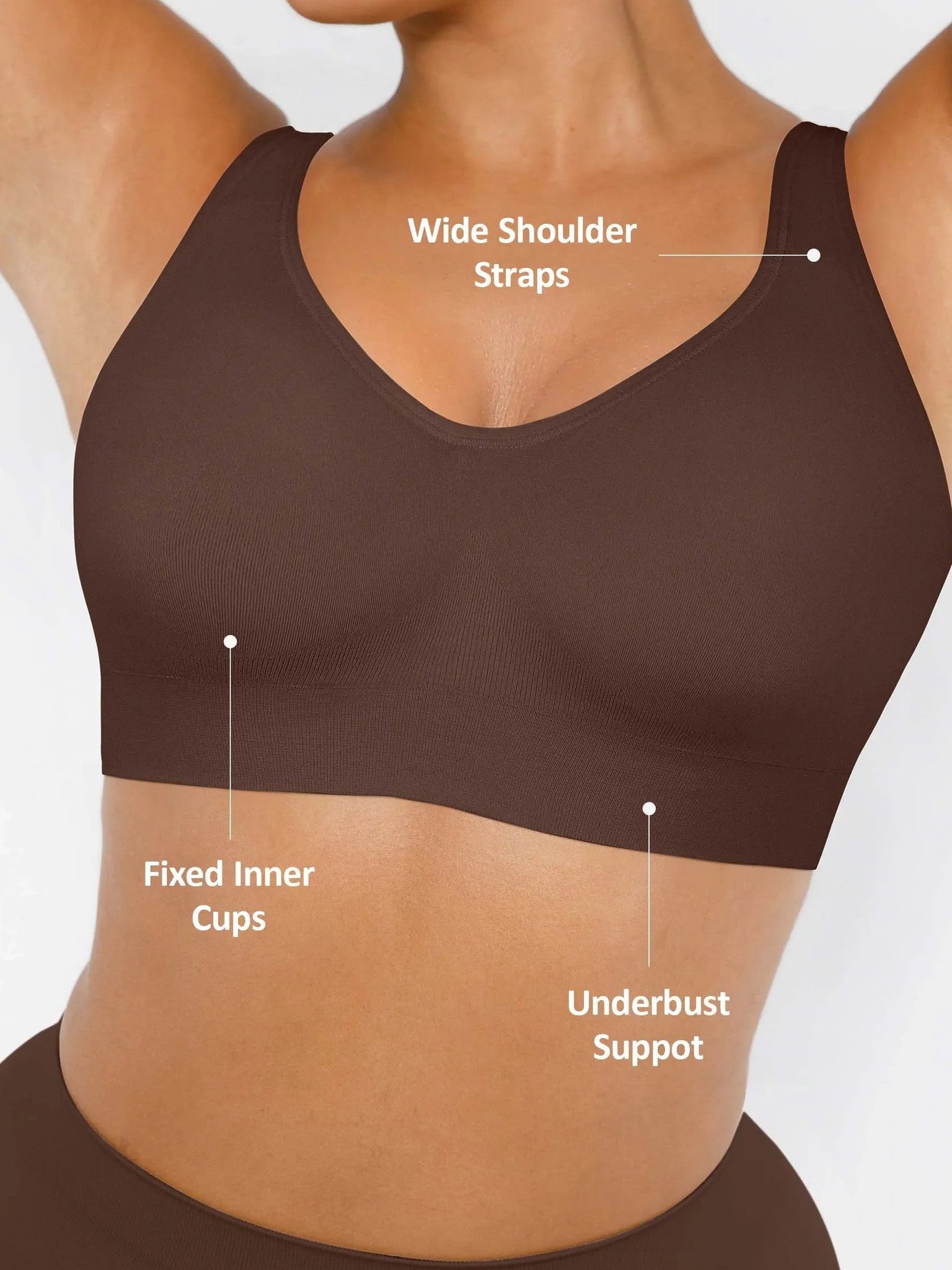 Built-In Cup Full Coverage Wireless Bra
