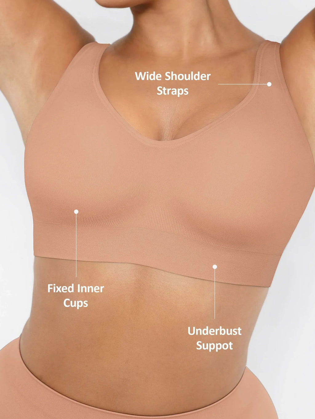 Built-In Cup Full Coverage Wireless Bra