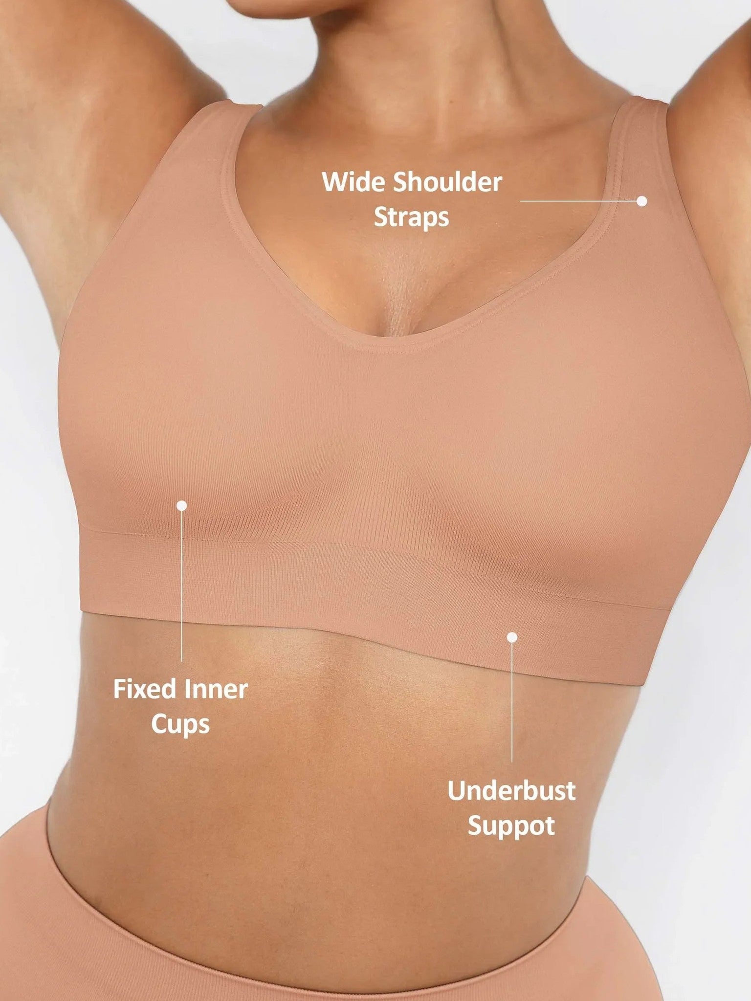 Built-In Cup Full Coverage Wireless Bra