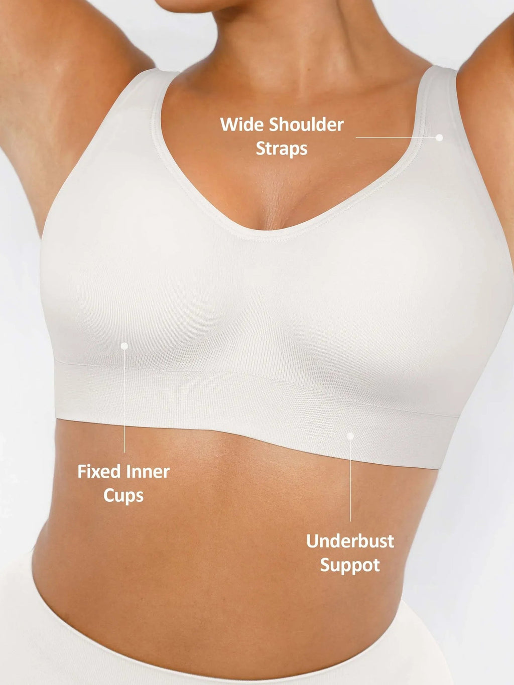 Built-In Cup Full Coverage Wireless Bra