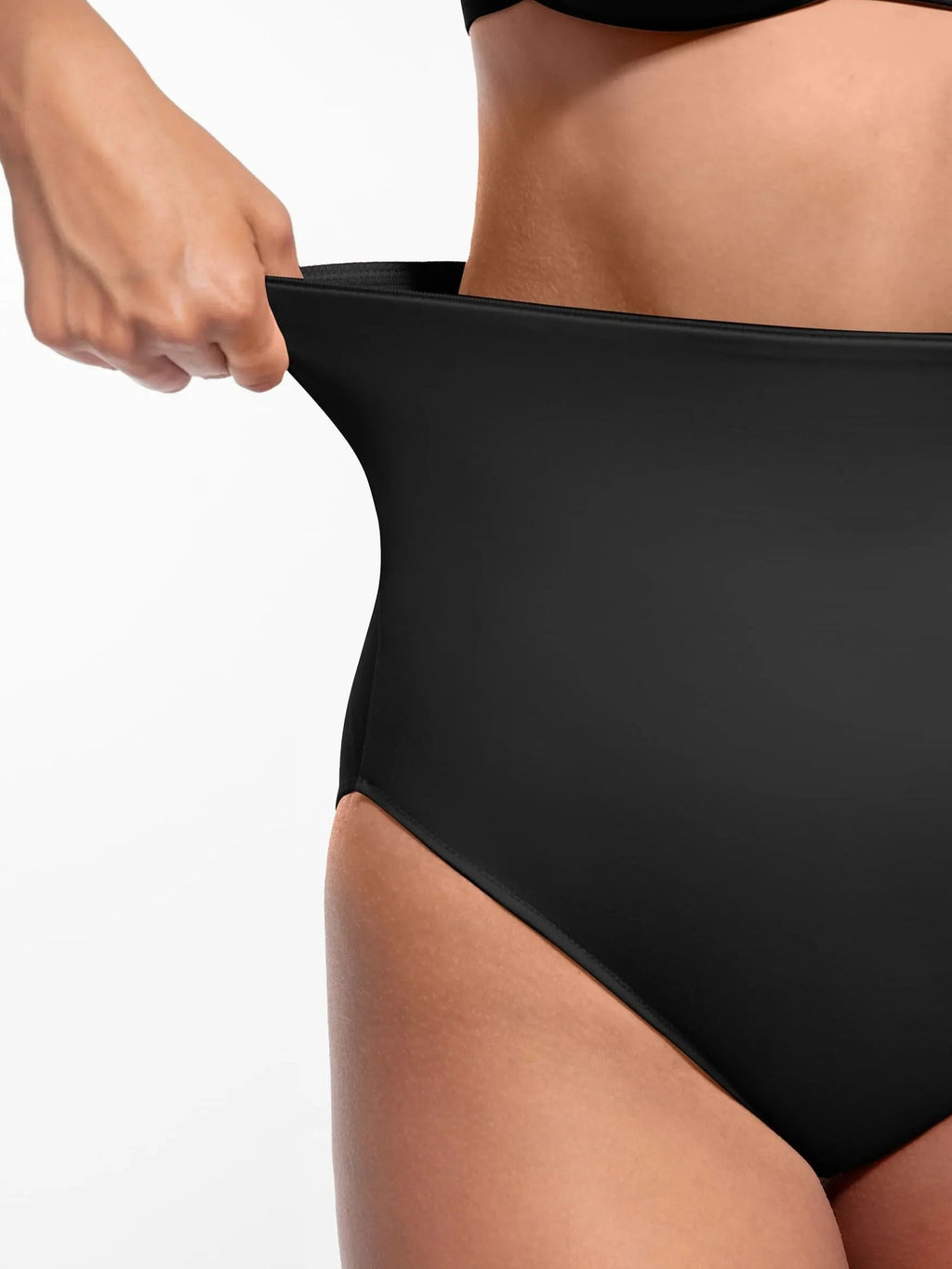 Feelingirl Built-in Elastic Mid-Waist Shaping Panties