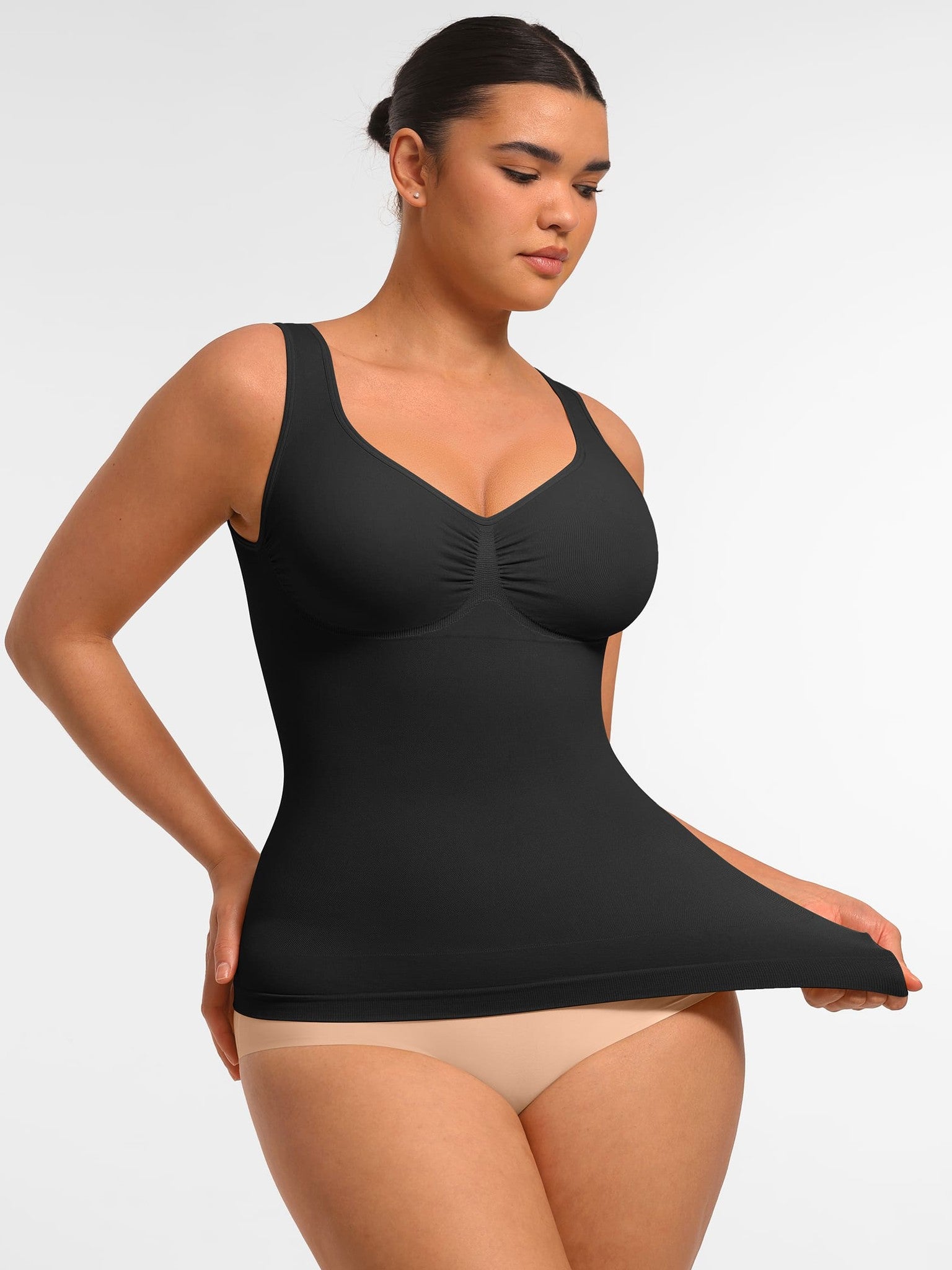 Seamless Everyday Tummy Control Wide Strap Tank Top