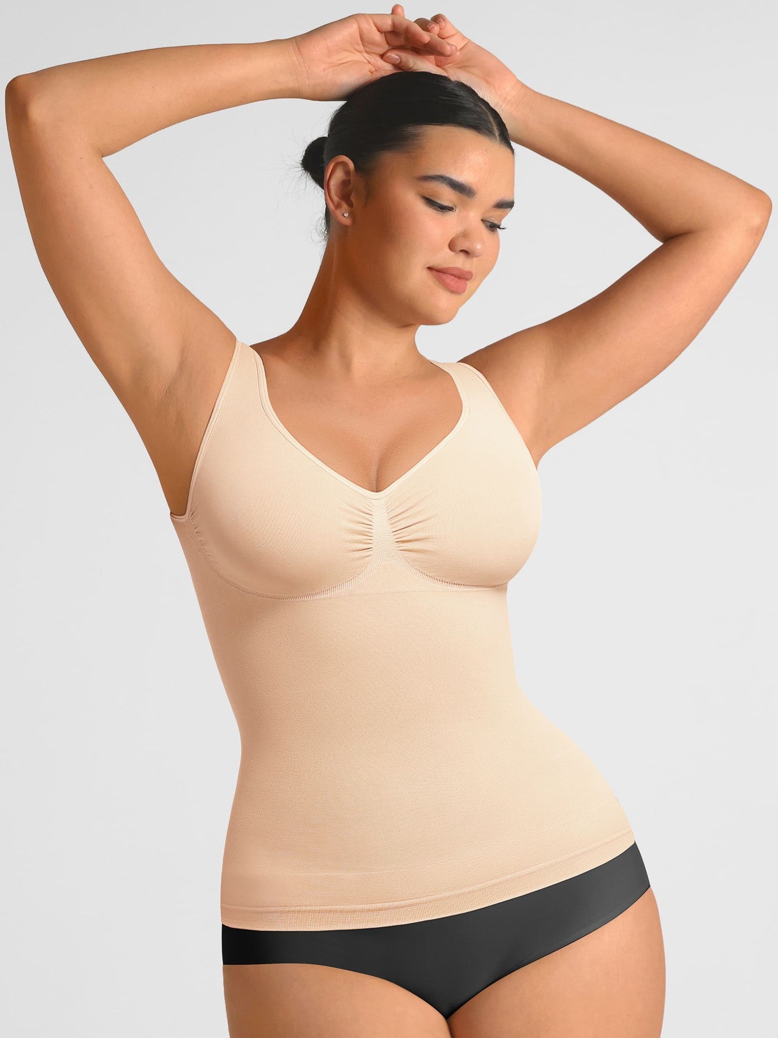 Seamless Everyday Tummy Control Wide Strap Tank Top