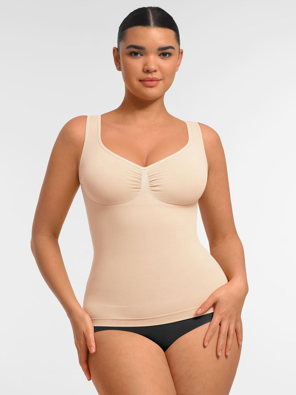 Seamless Everyday Tummy Control Wide Strap Tank Top