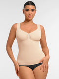 Seamless Everyday Tummy Control Wide Strap Tank Top