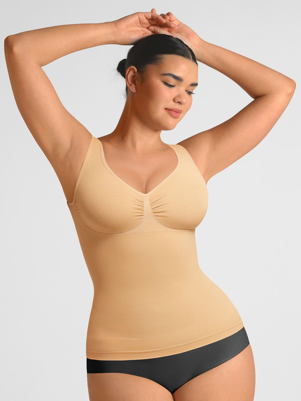 Seamless Everyday Tummy Control Wide Strap Tank Top