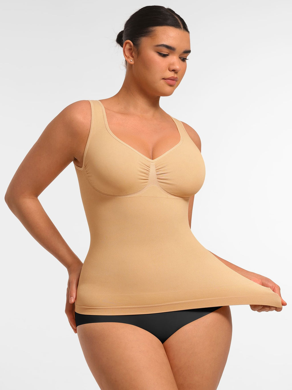 Seamless Everyday Tummy Control Wide Strap Tank Top