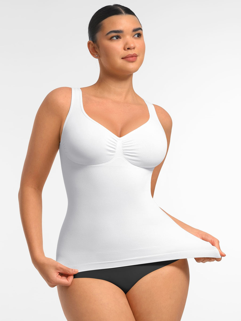 Seamless Everyday Tummy Control Wide Strap Tank Top