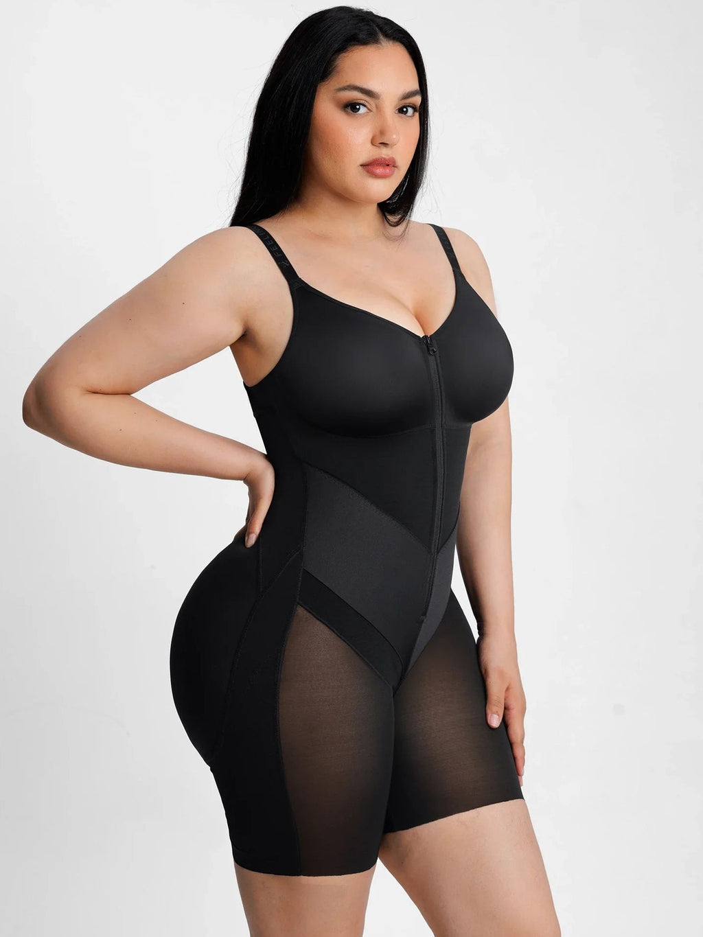Feelingirl Full-Coverage Chest Faja Tummy Control Butt Lift Bodysuit