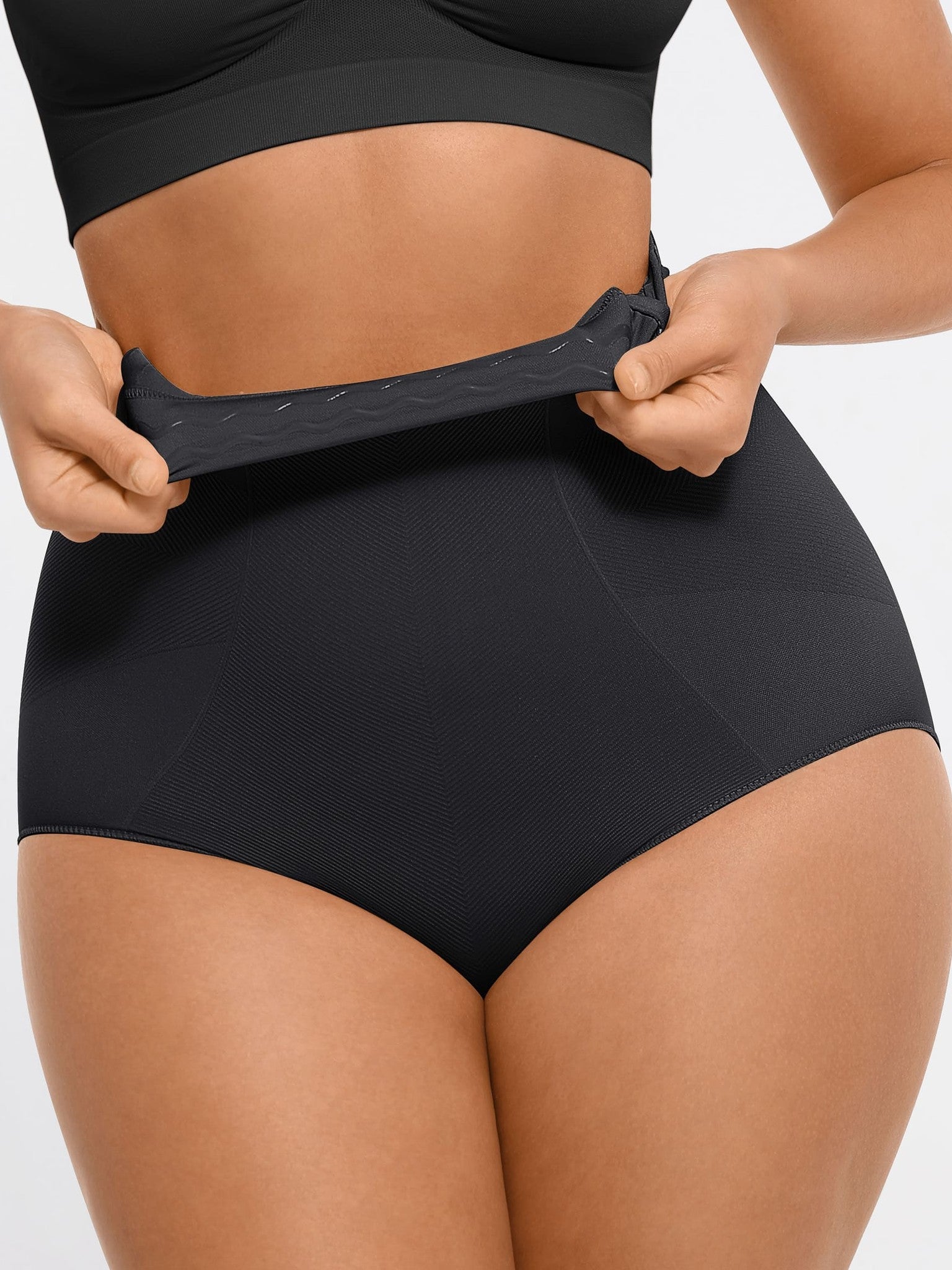 High-Waisted Tummy Control Seamless Briefs