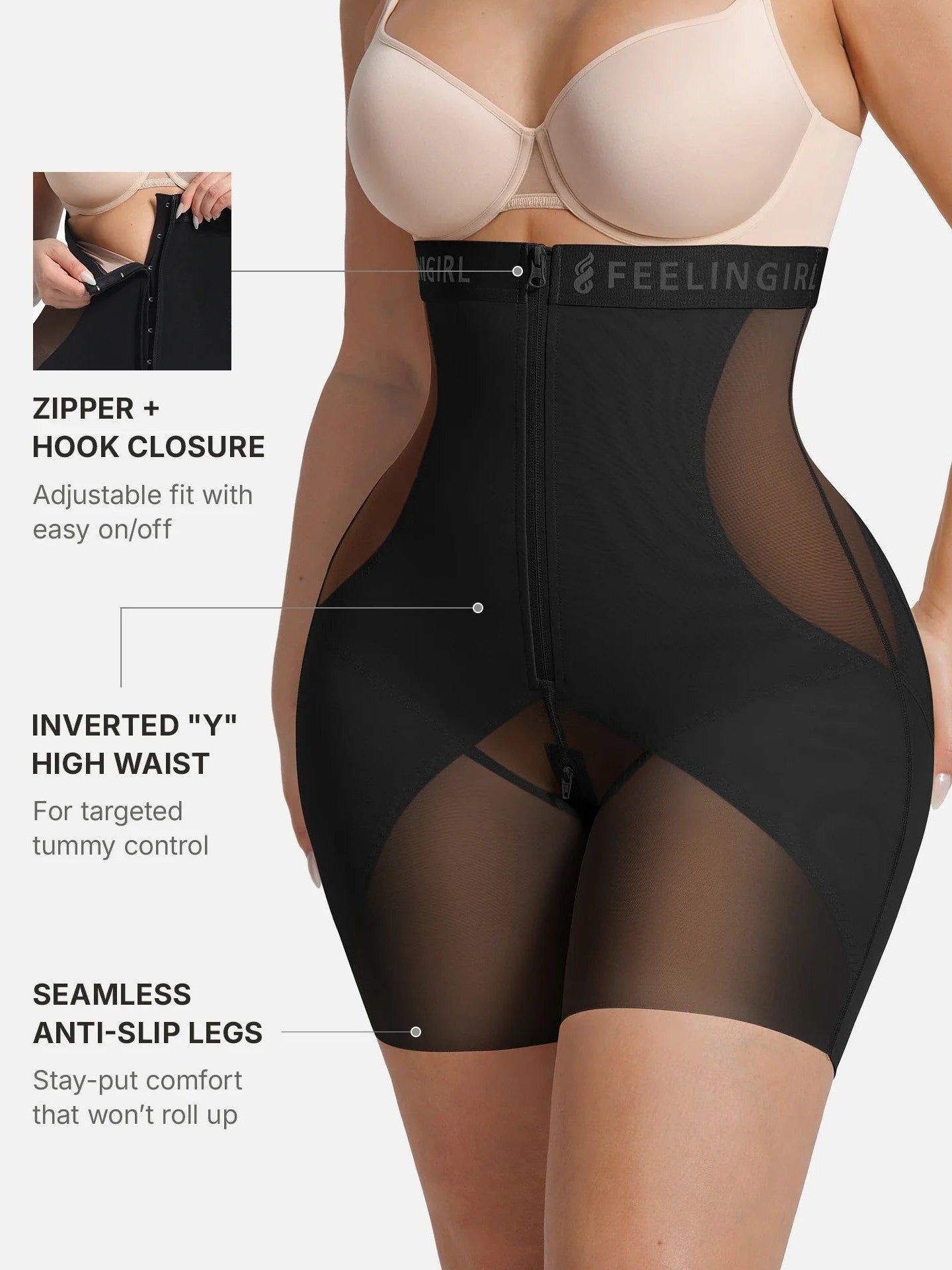 Feelingirl Featherlight Mesh Contour Bundle