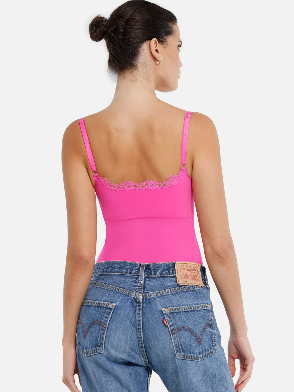 Lace Firm Control Seamless Thong Bodysuit