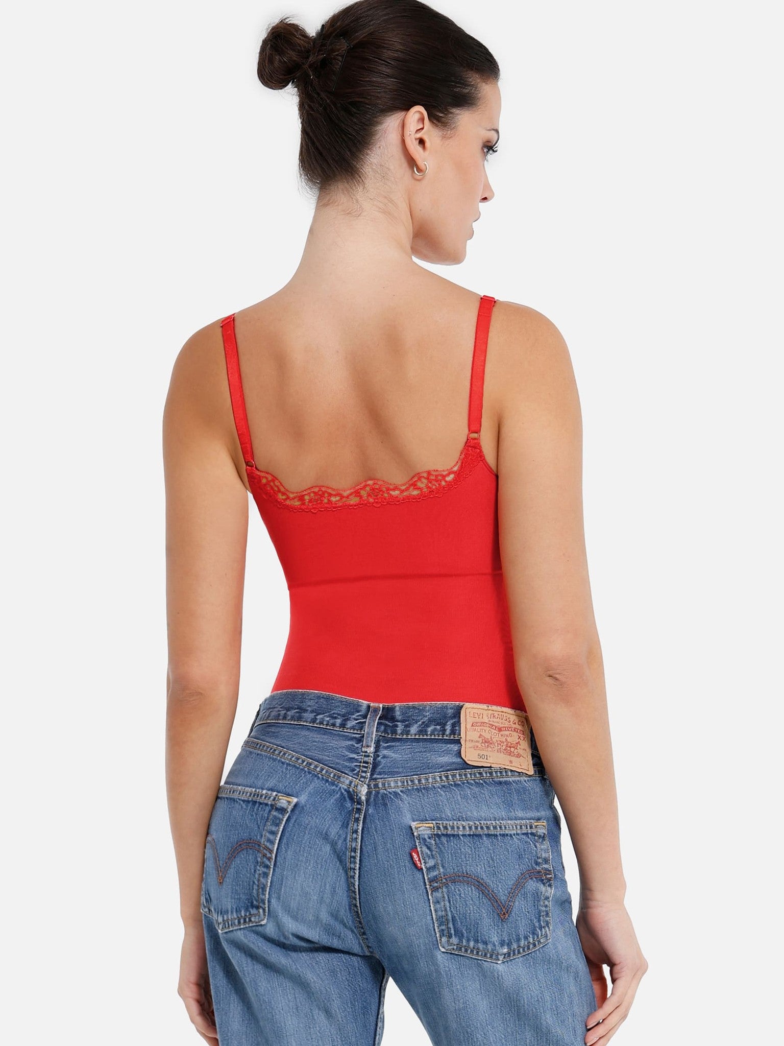 Lace Firm Control Seamless Thong Bodysuit