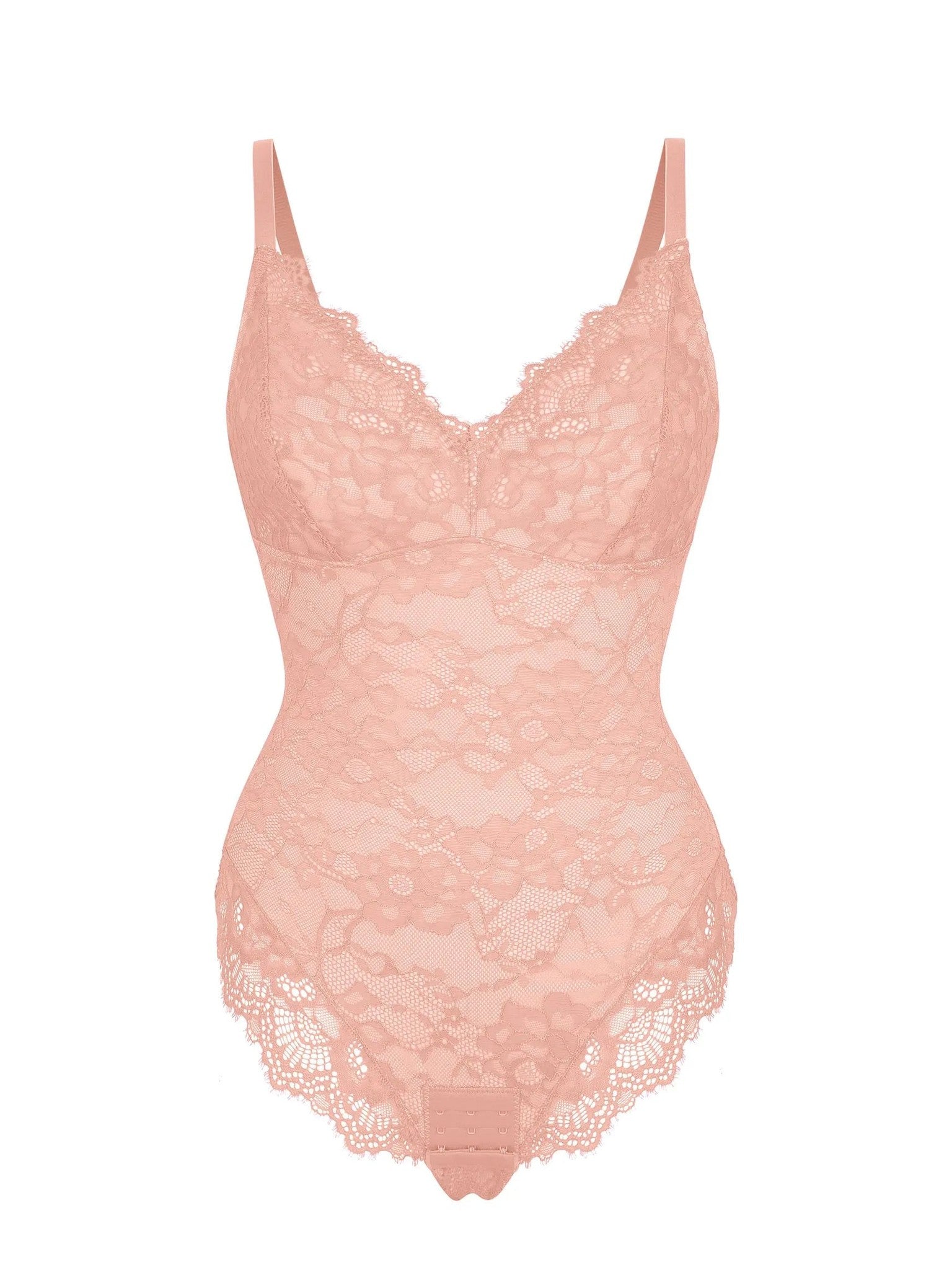 Lace V-Neck Breathable Bodysuit