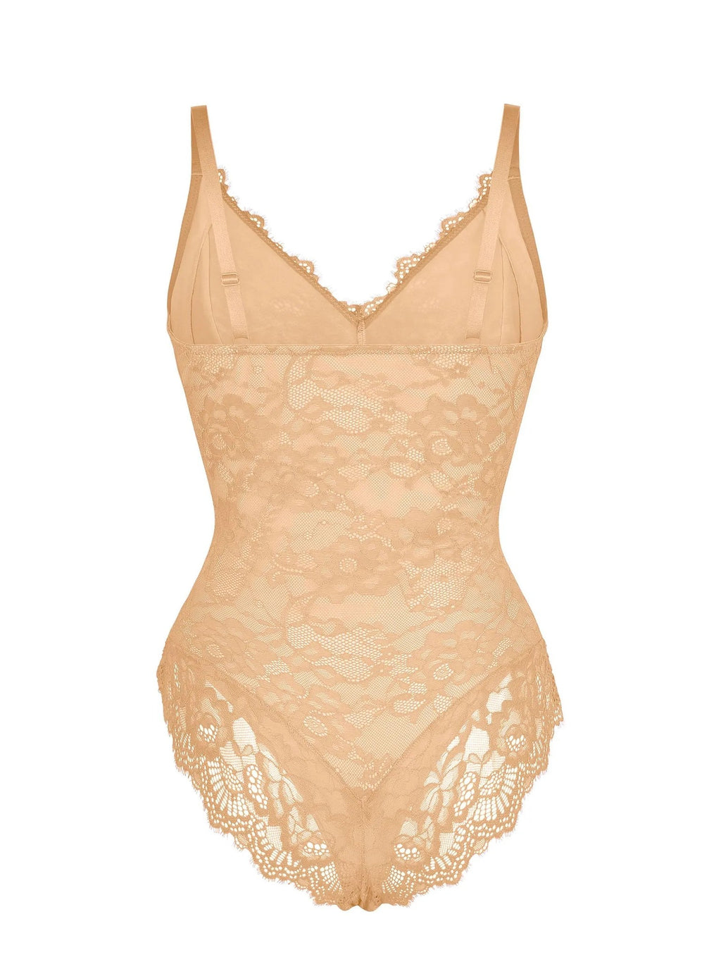 Lace V-Neck Breathable Bodysuit